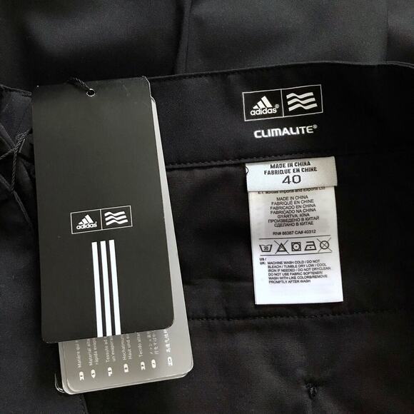 Adidas NWT Climalite Golf Pleated Tech Shorts Men 40 - Picture 8 of 10